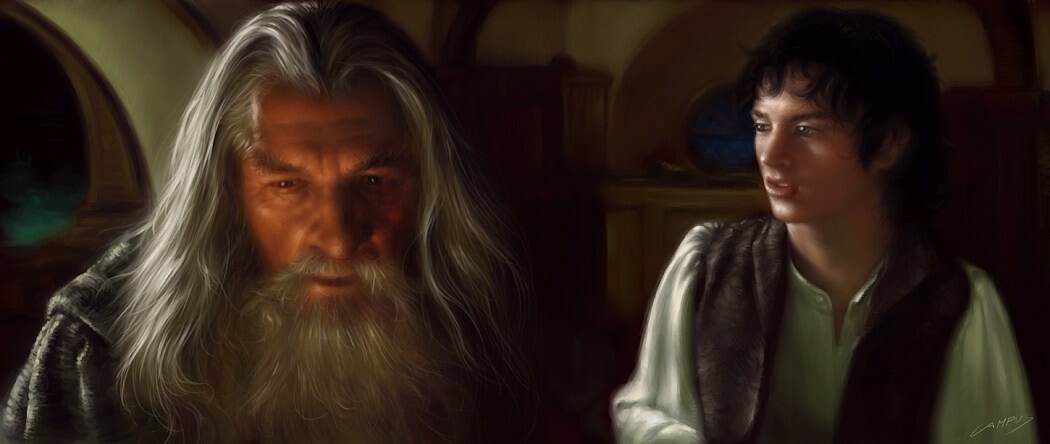 Painter Tutorial: Lord Of The Rings Characters Portraits