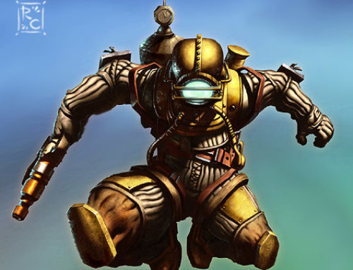 Photoshop Tutorial: Bioshock Videogame Digital Painting