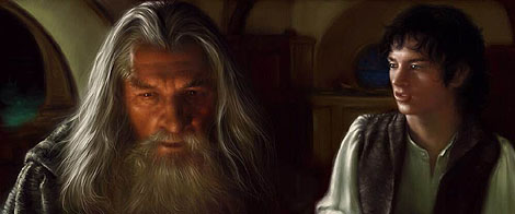 Painter Tutorial: Lord Of The Rings Characters Portraits - Step 3