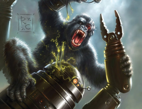 Photoshop and Painter Tutorial: Monkey VS Robot